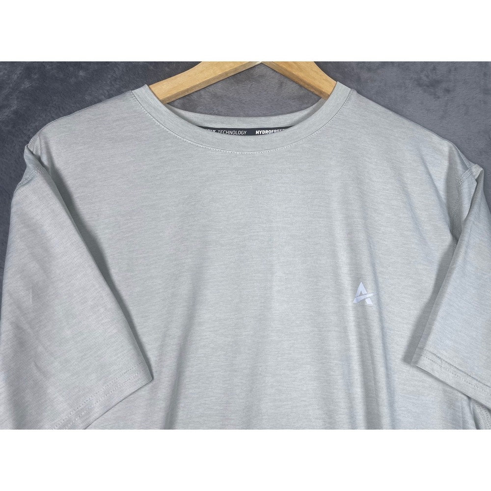 NWT Arctic Cool Mens Large HydroFreeze X Cooling Crew Neck T-Shirt Metal Gray